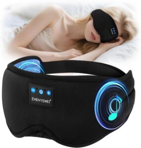 Deep Sleep Mask with Bluetooth 5.4 Headphones: Relax, Sleep & Recharge
